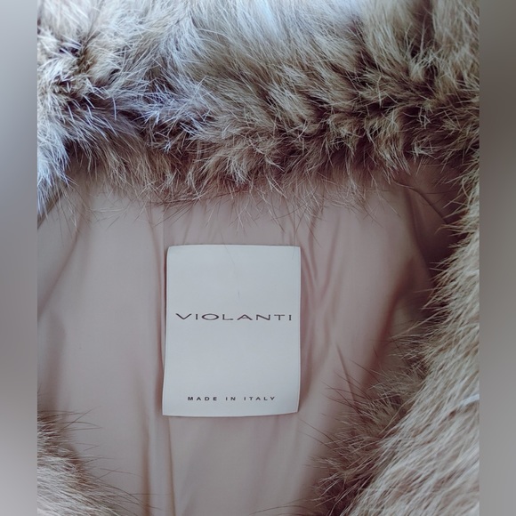 Fur collar jacket from Italy - Picture 3 of 7